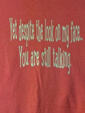 Funny sassy girls tee shirt size 14/16